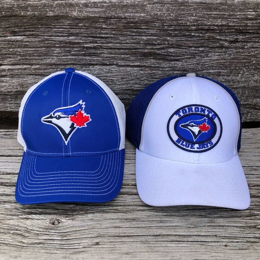 Toronto Blue Jays Mesh Back Baseball Caps - Blue & White (Set of 2) New Era Hats